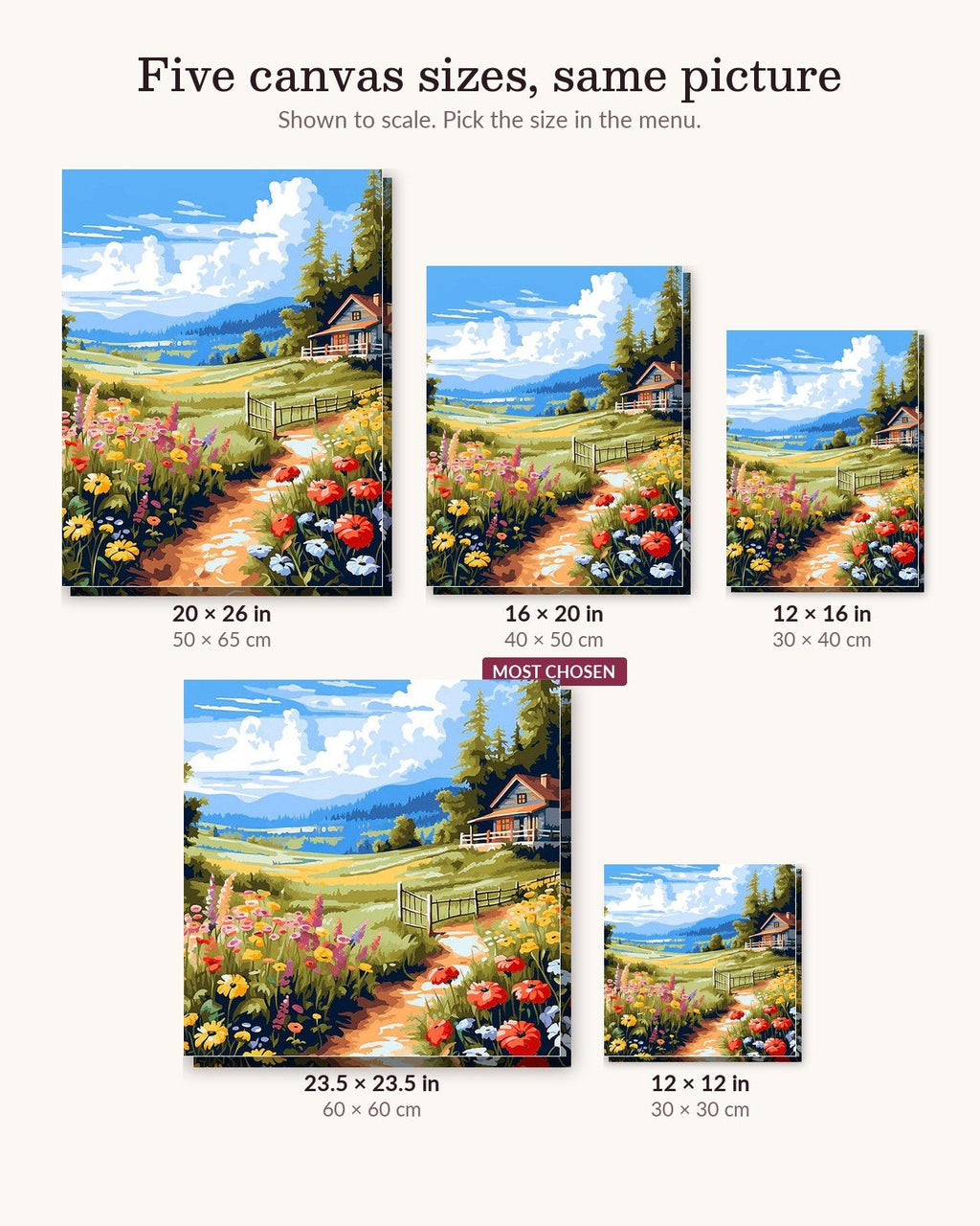 Meadow's Embrace | Paint by Numbers Kit