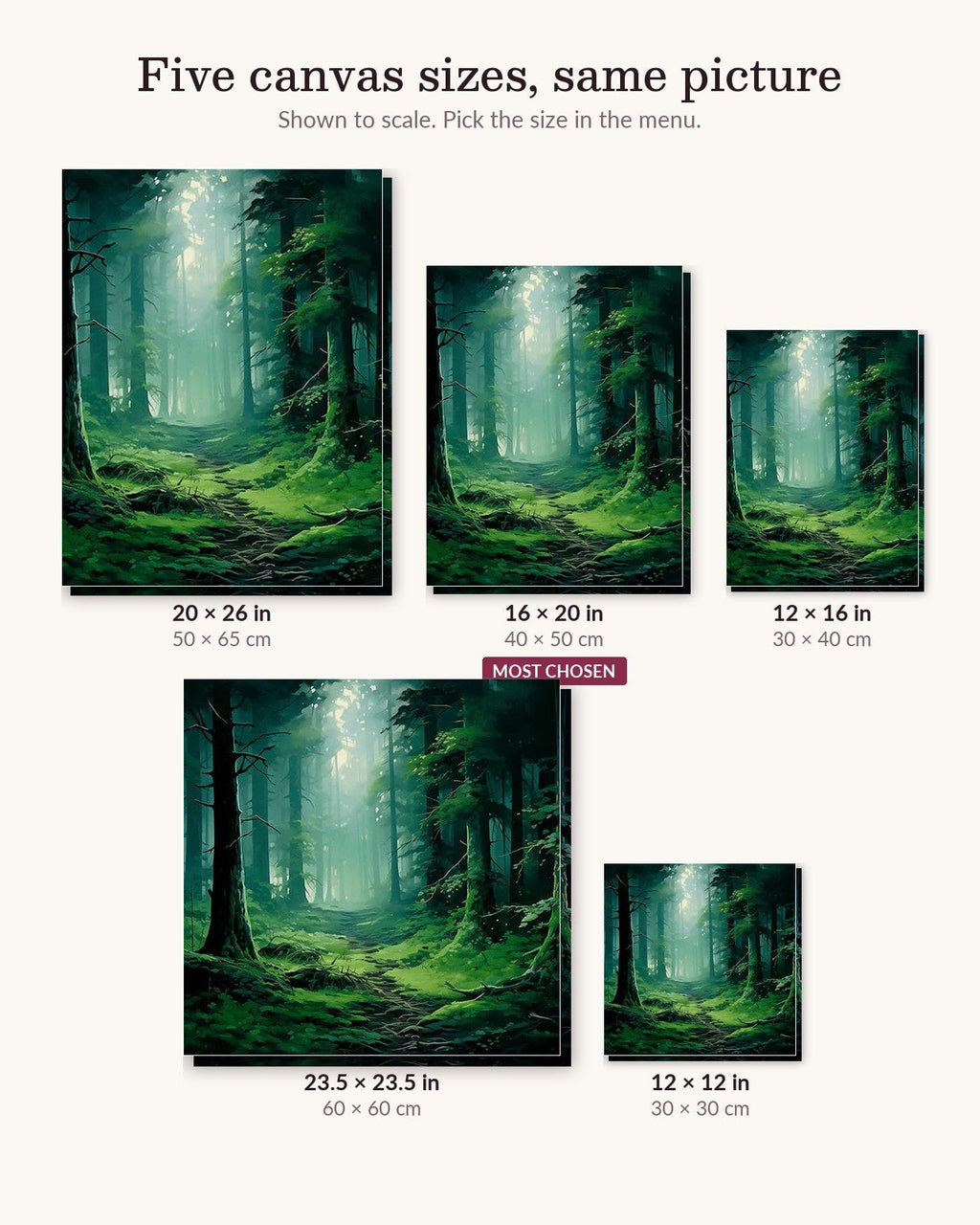 Misty Forest | Paint by Numbers Kit for Adults
