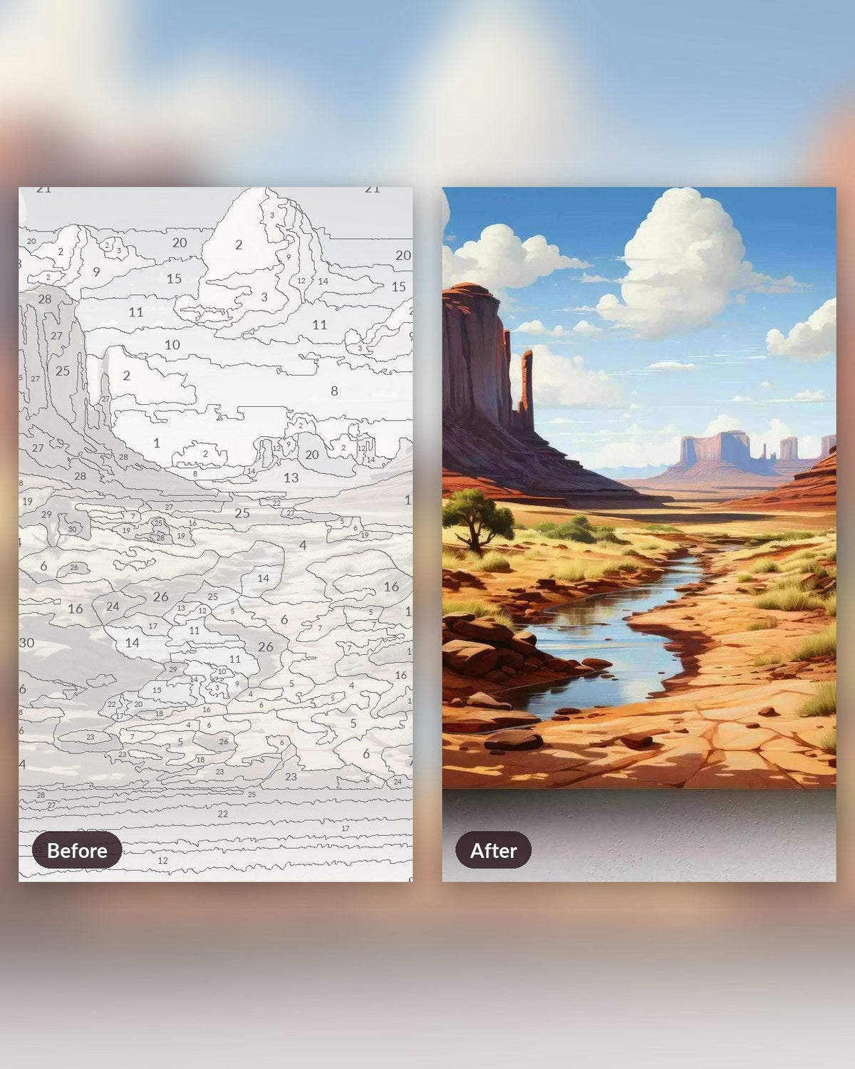 Canyonland Monoliths | Paint by Numbers Kit
