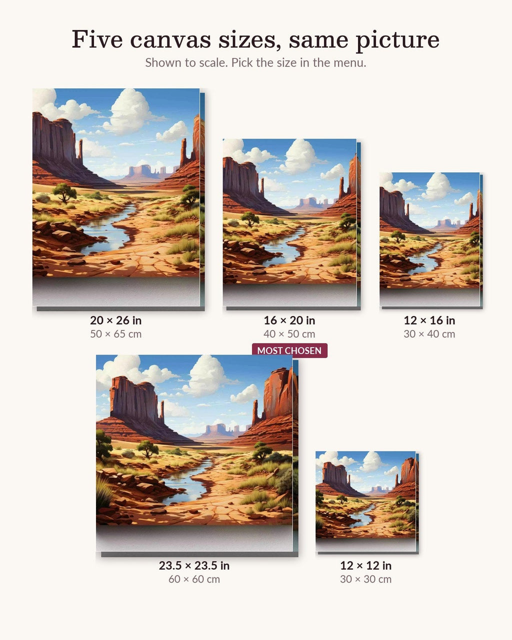 Canyonland Monoliths | Paint by Numbers Kit