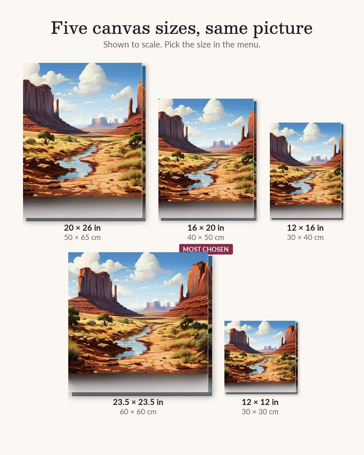 Canyonland Monoliths | Paint by Numbers Kit