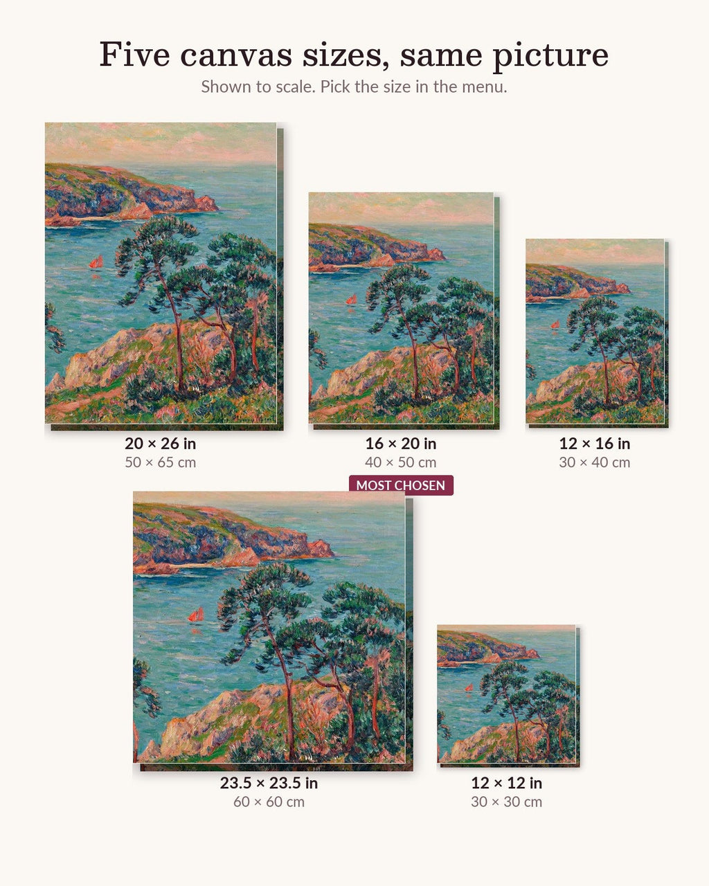 Mountain and Sea | Paint by Numbers Kit for Adults