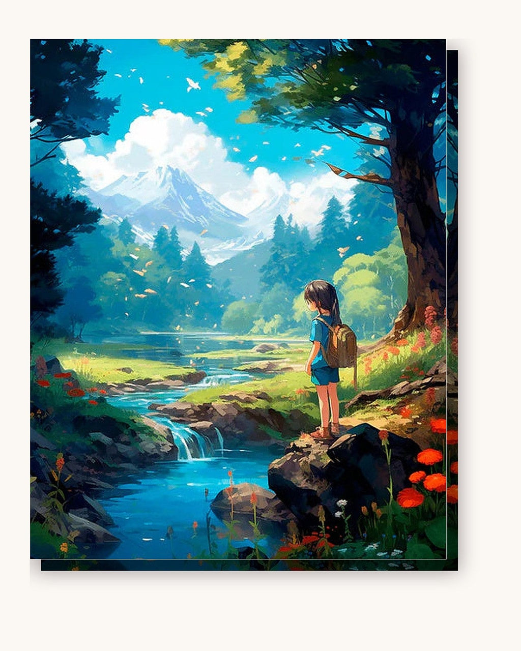Mountain Bloom Observer | Paint by Numbers Kit