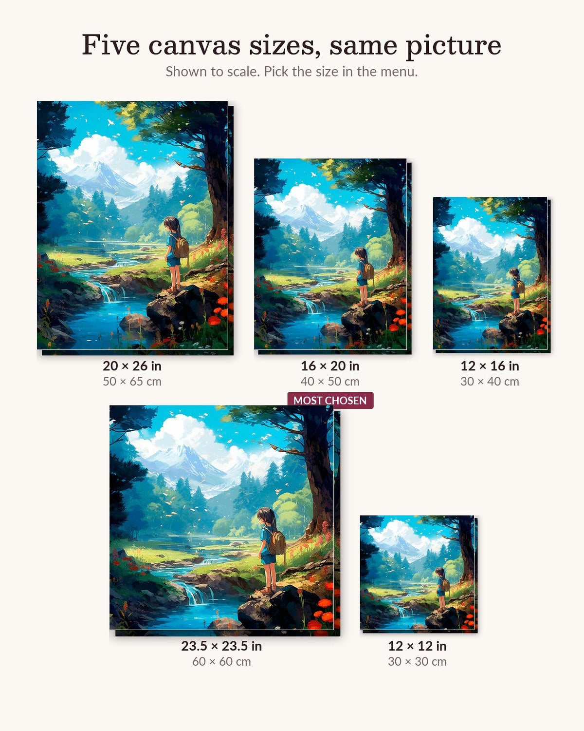 Mountain Bloom Observer | Paint by Numbers Kit