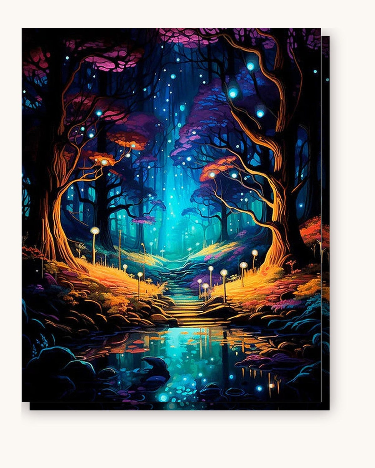 Mystical Forest Glow | Paint by Numbers Kit