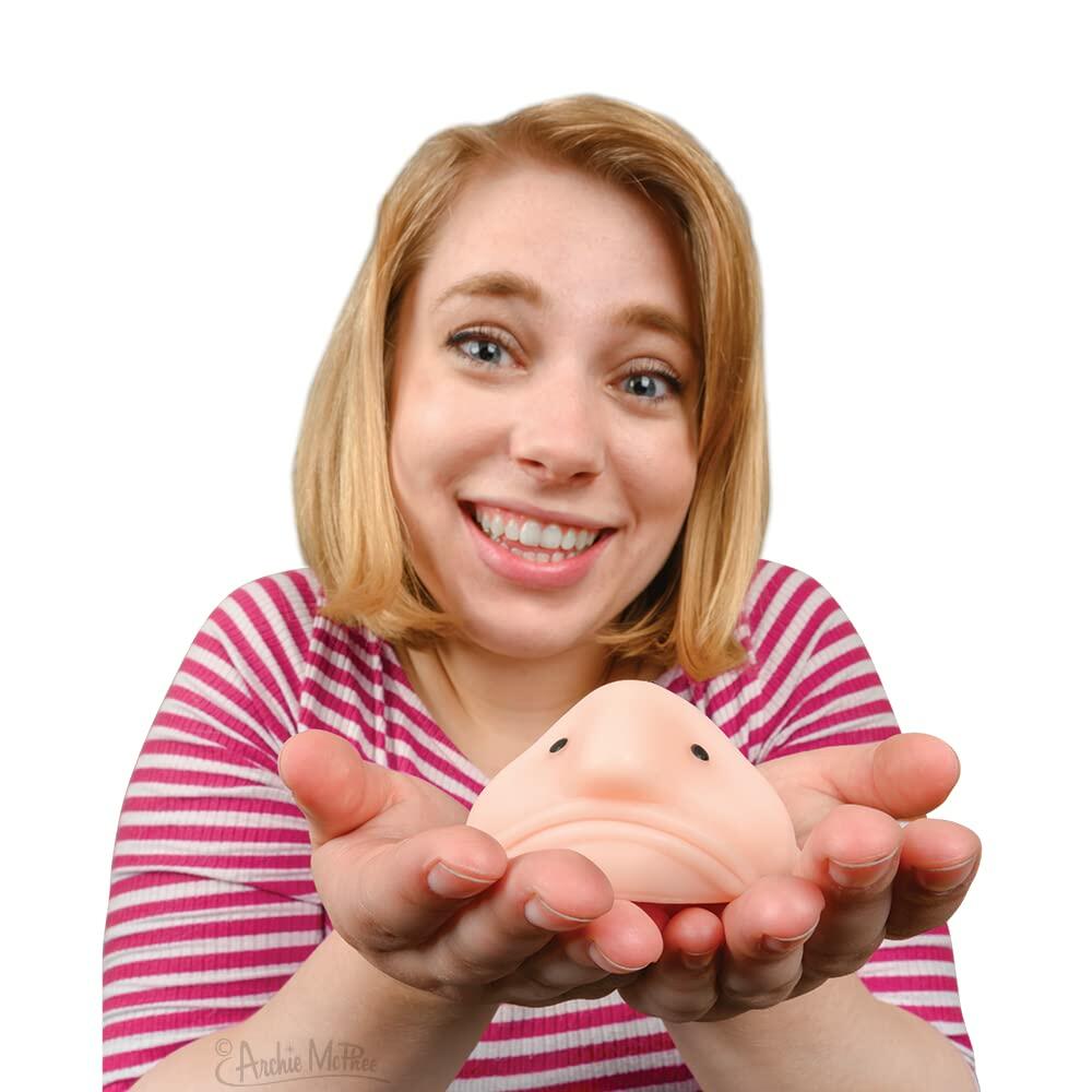 Accoutrements Sunny The Blobfish Squishy Novelty Toy Multi-colored Cotton