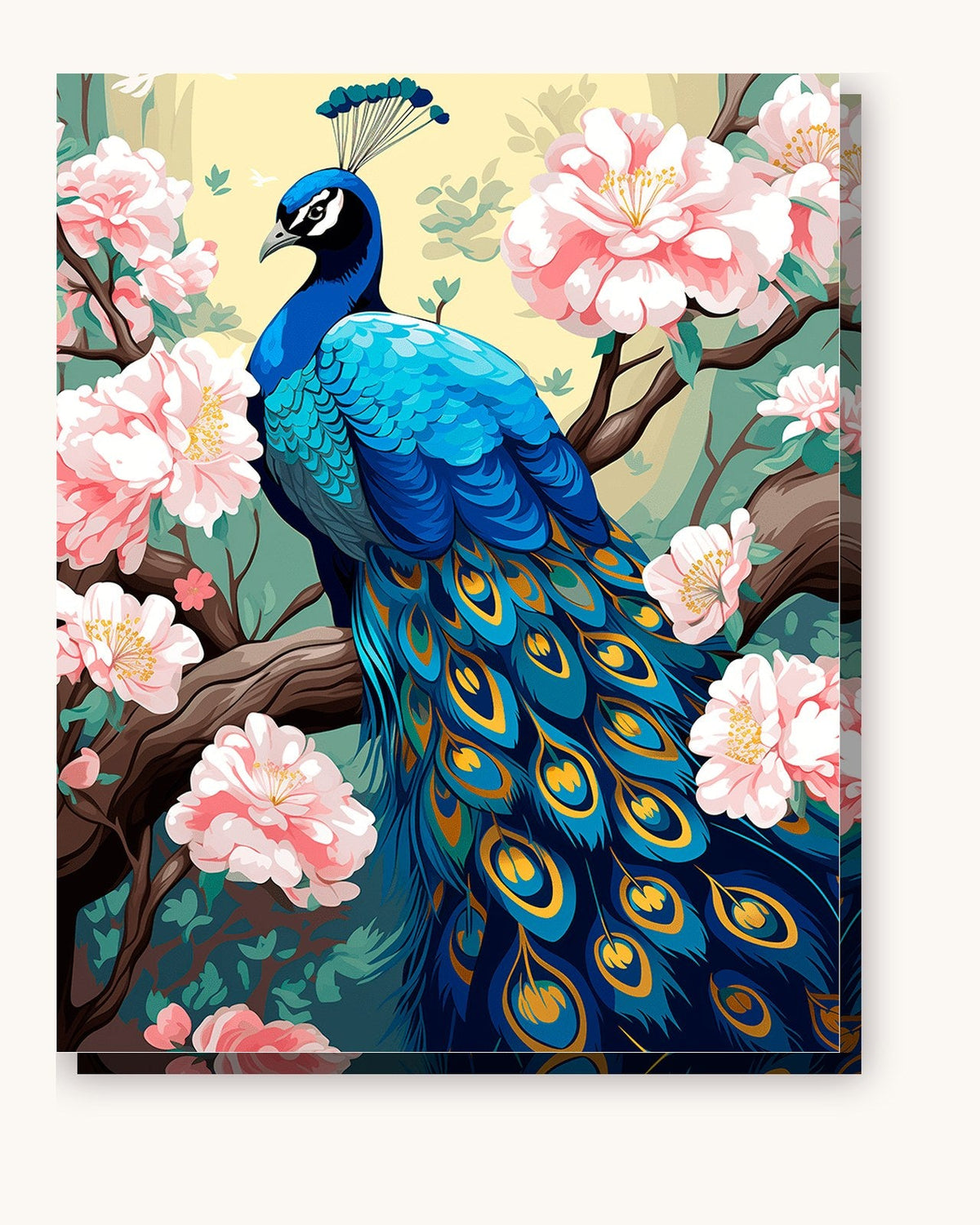 Peacock's Elegance | Paint by Numbers Kit