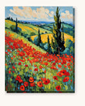 Poppy Field after Monet | Paint by Numbers Kit