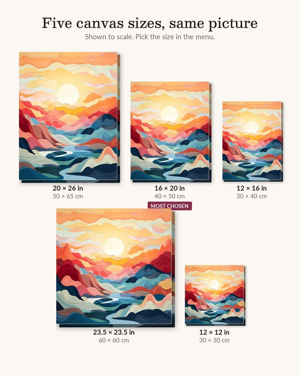 Prismatic Peaks | Paint by Numbers Kit