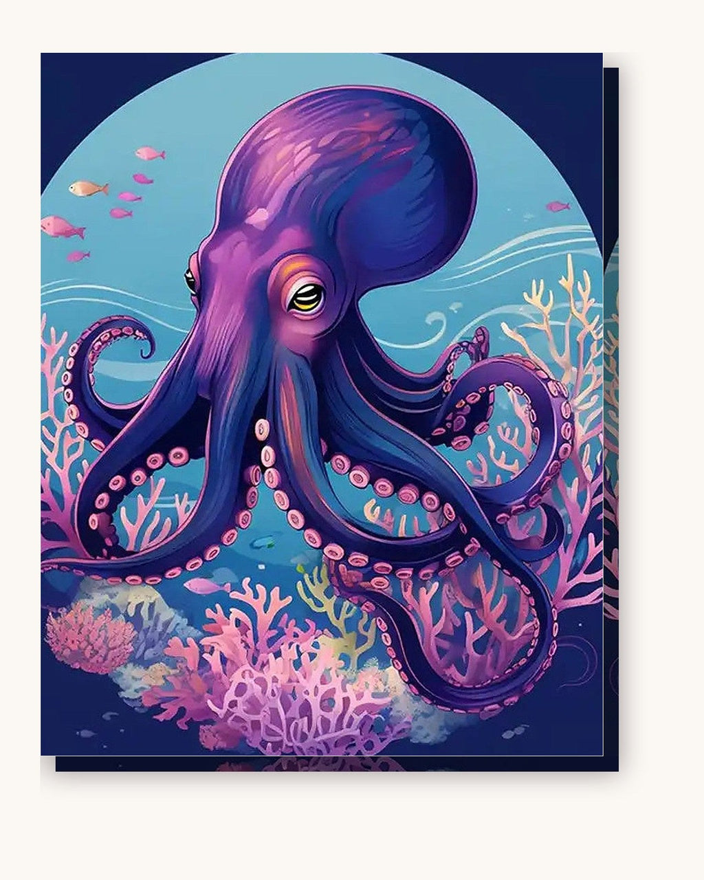 Purple Octopus | Paint by Numbers Kit