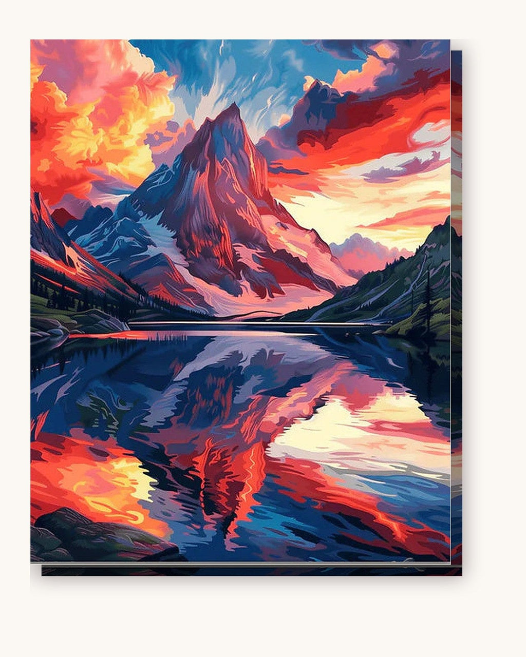 Sierra of Flames | Paint by Numbers Kit
