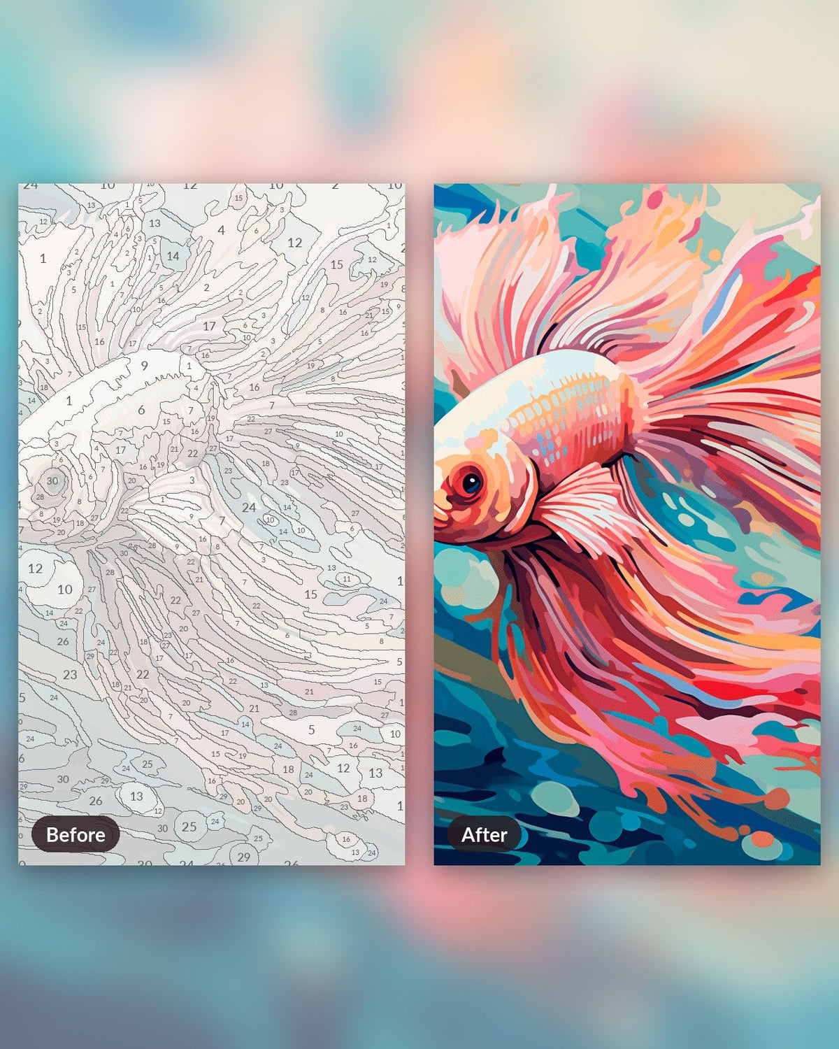Regal Betta Fish | Paint by Numbers Kit