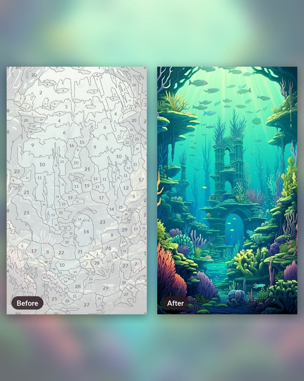 Seafloor Serenity | Paint by Numbers Kit