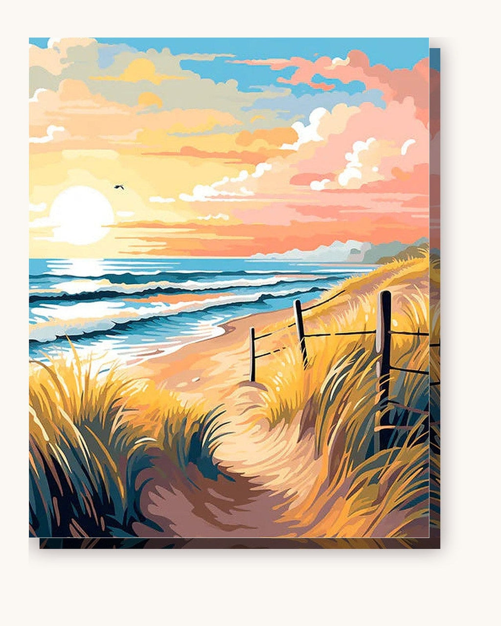 Seashore Meander | Paint by Numbers Kit