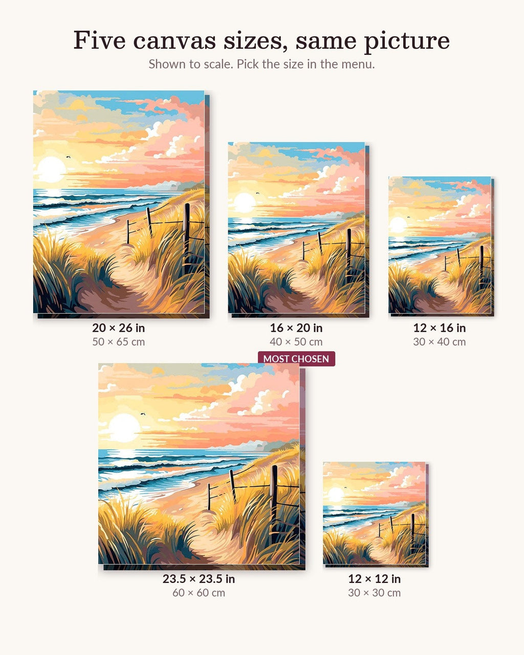 Seashore Meander | Paint by Numbers Kit