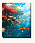 Serene Koi Pond | Paint by Numbers Kit