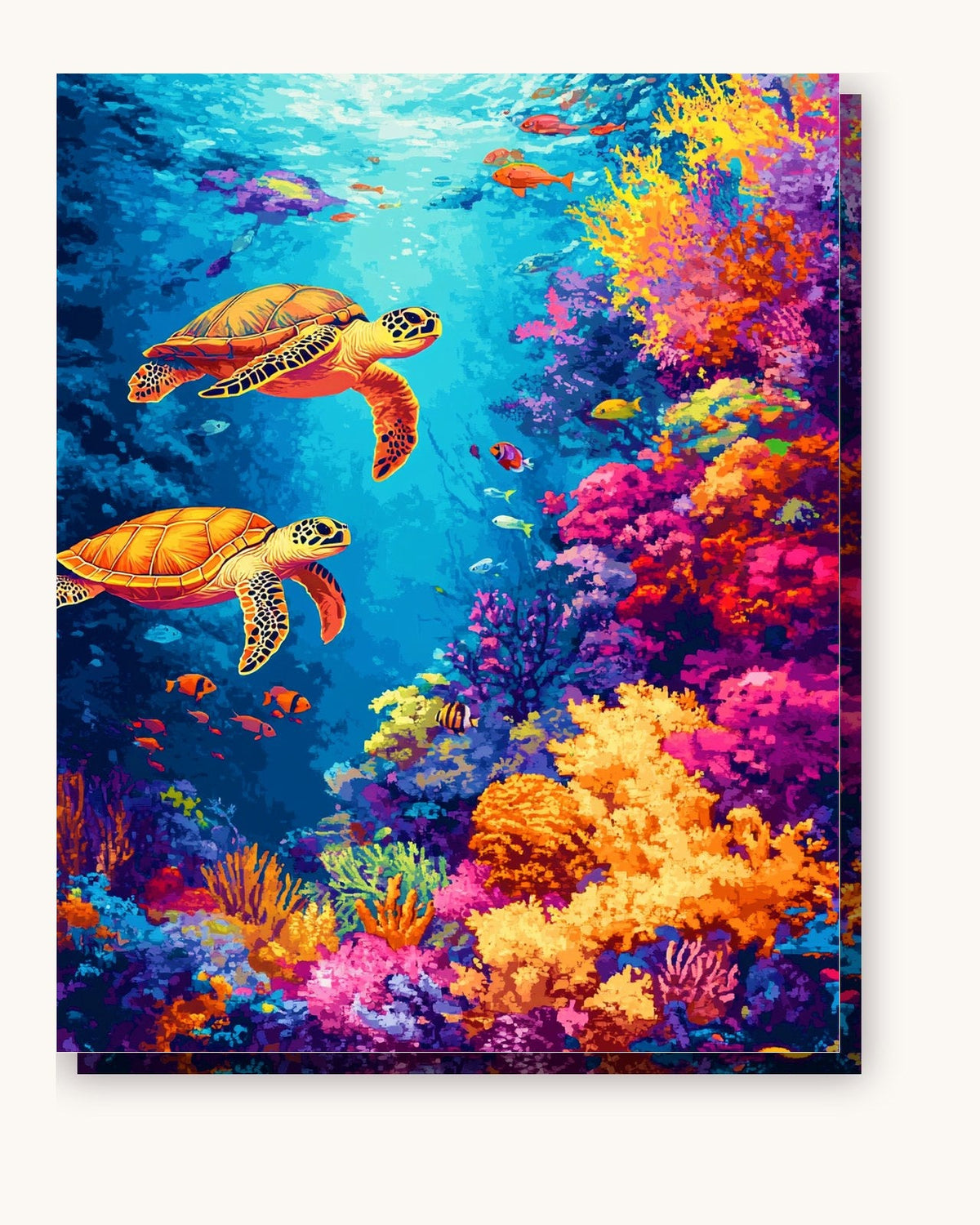 Serene Ocean Alcove | Paint by Numbers Kit
