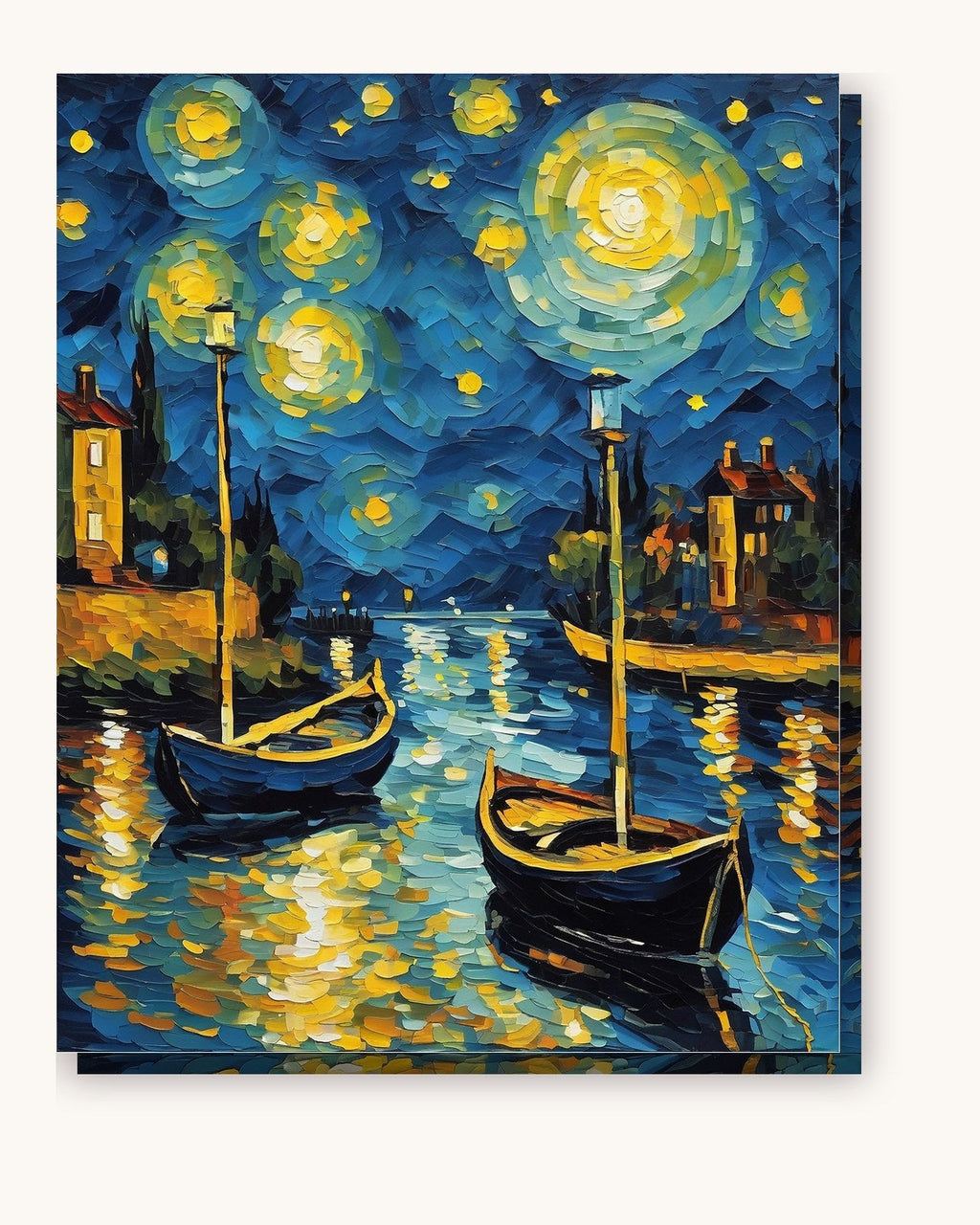 Starry Night over the Rhone after Van Gogh | Paint by Numbers Kit