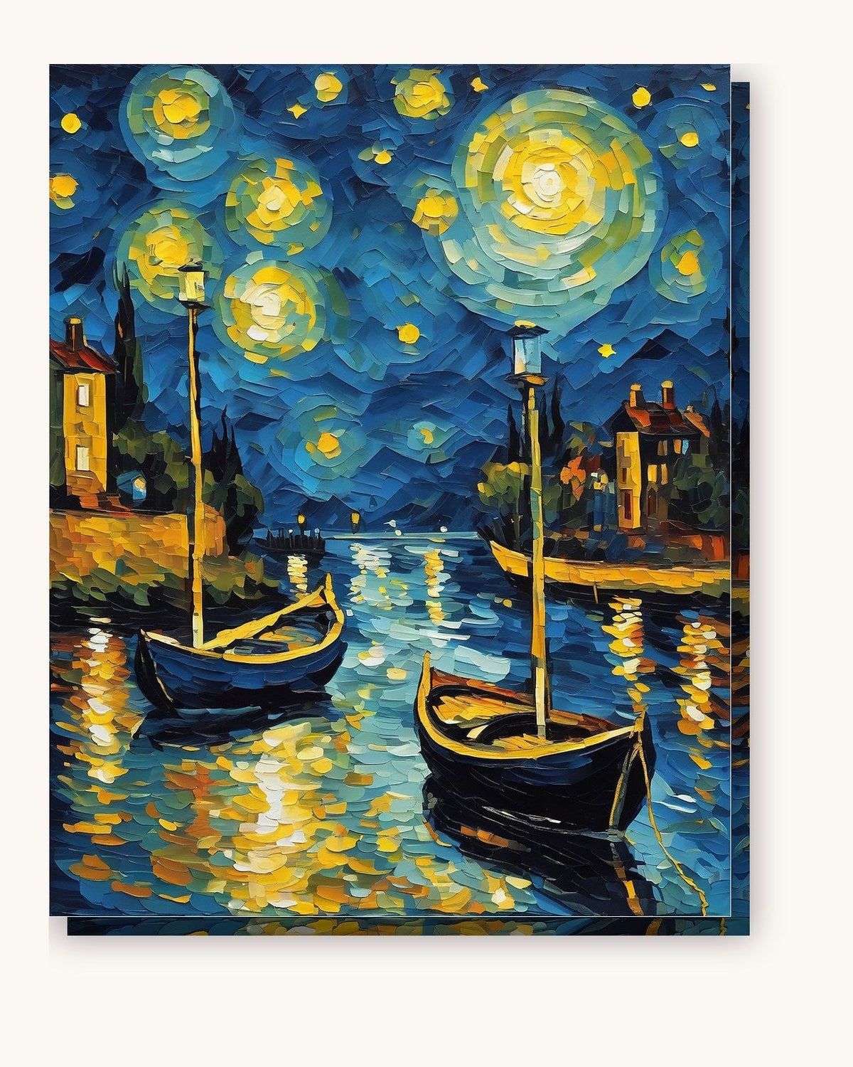 Starry Night over the Rhone after Van Gogh | Paint by Numbers Kit
