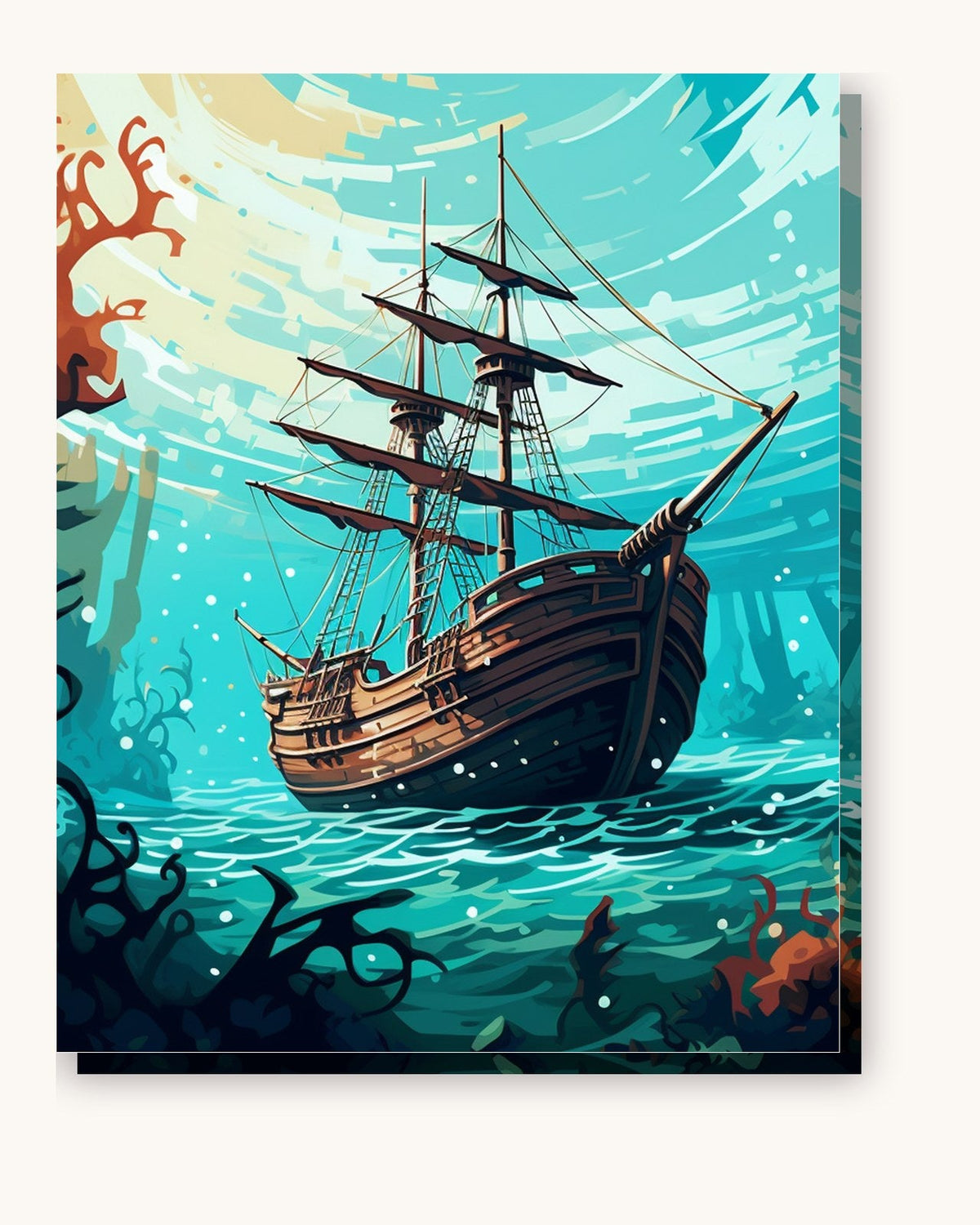 Sunken Mysteries | Paint by Numbers Kit