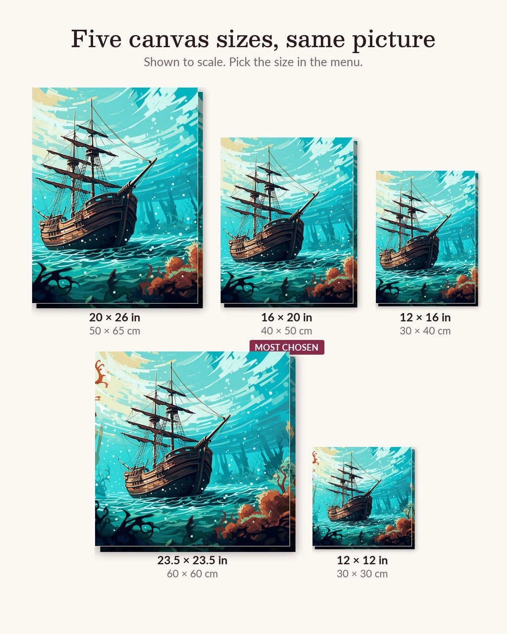 Sunken Mysteries | Paint by Numbers Kit