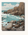 Symmetric Shores | Paint by Numbers Kit