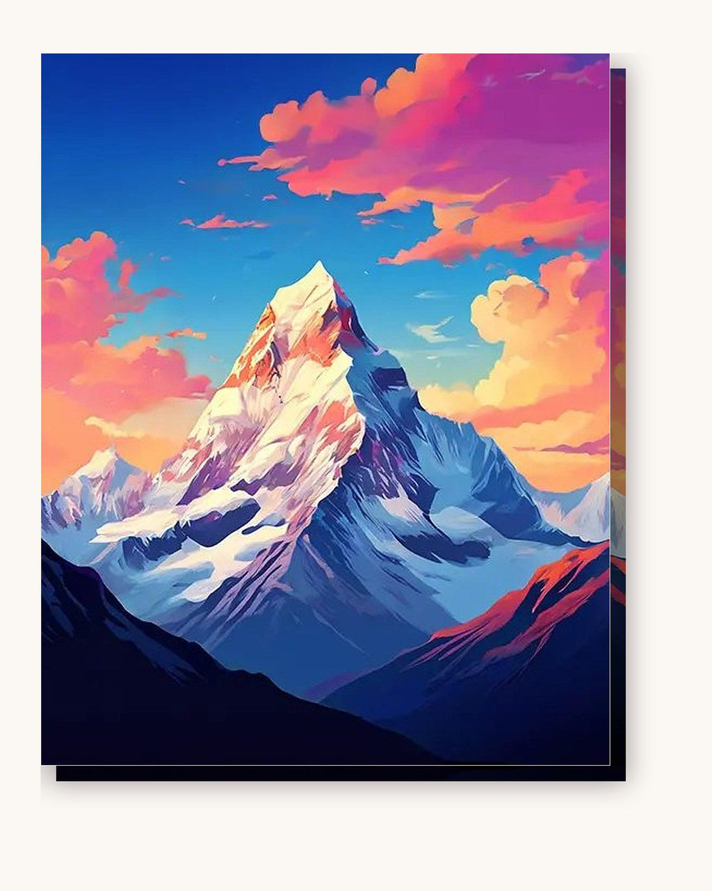 The Peak of Peaks | Paint by Numbers Kit for Adults