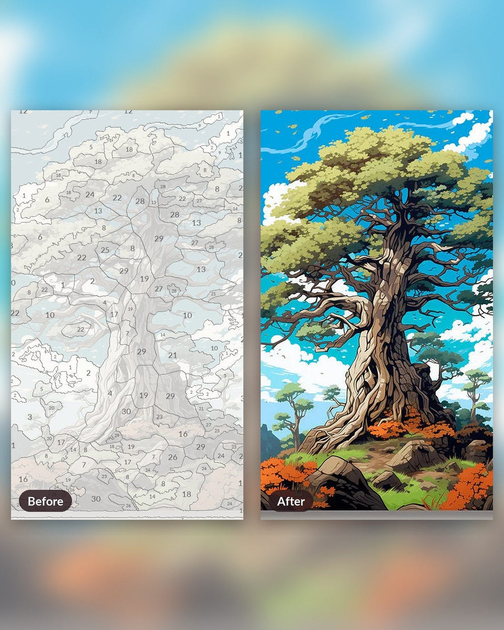 The Wisest Tree | Paint by Numbers Kit for Adults