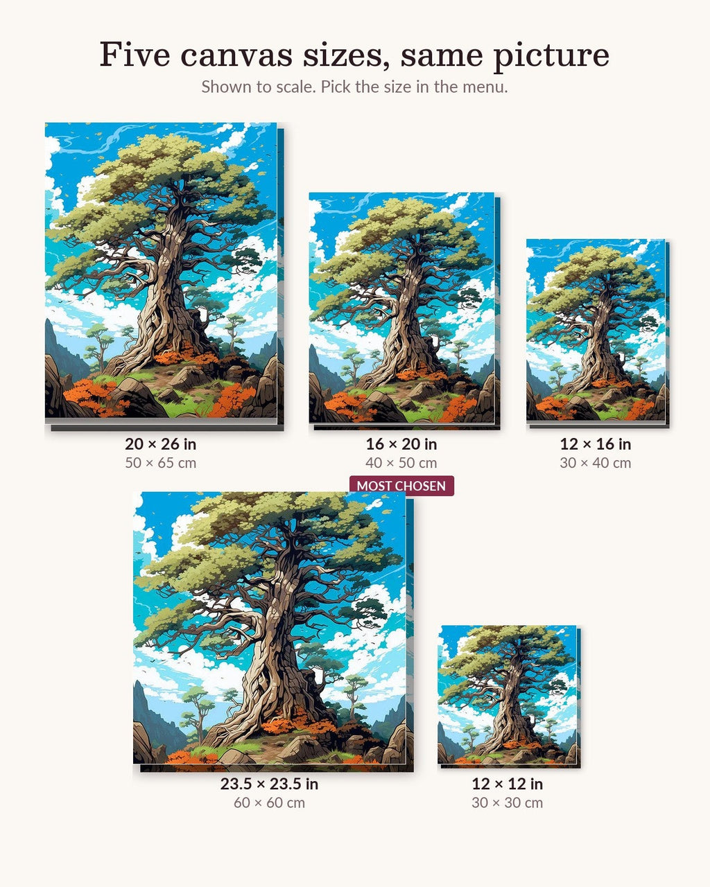 The Wisest Tree | Paint by Numbers Kit for Adults