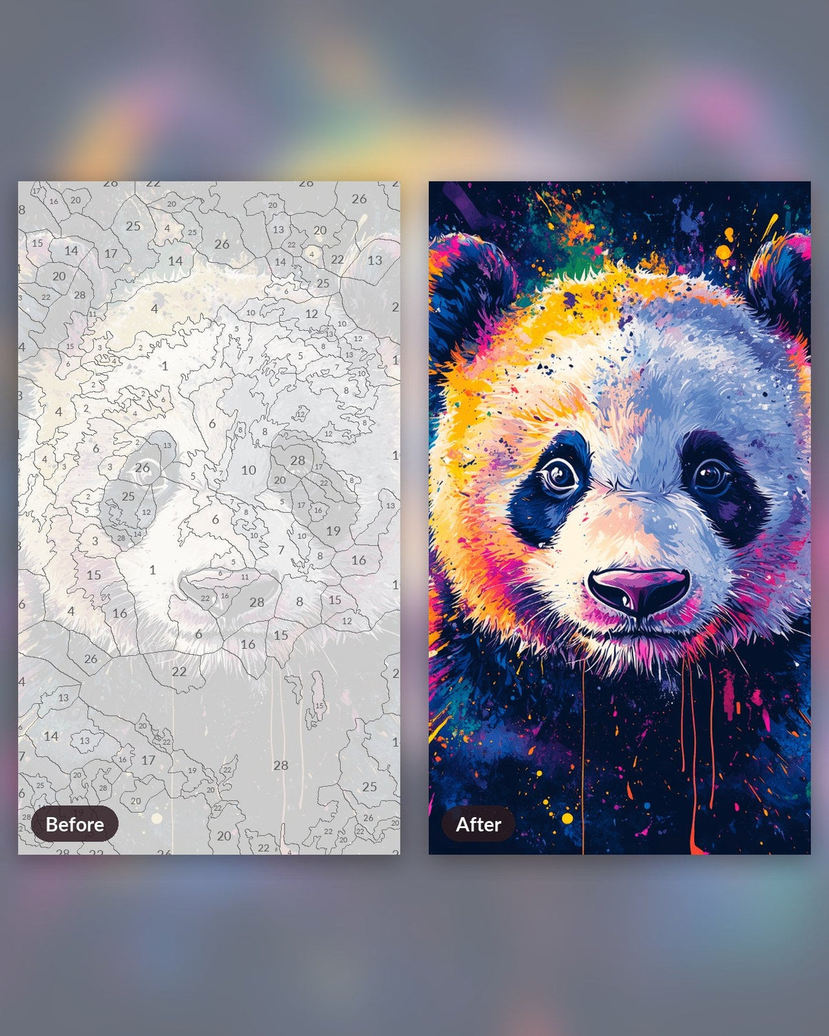 Tiny Panda | Paint by Numbers Kit
