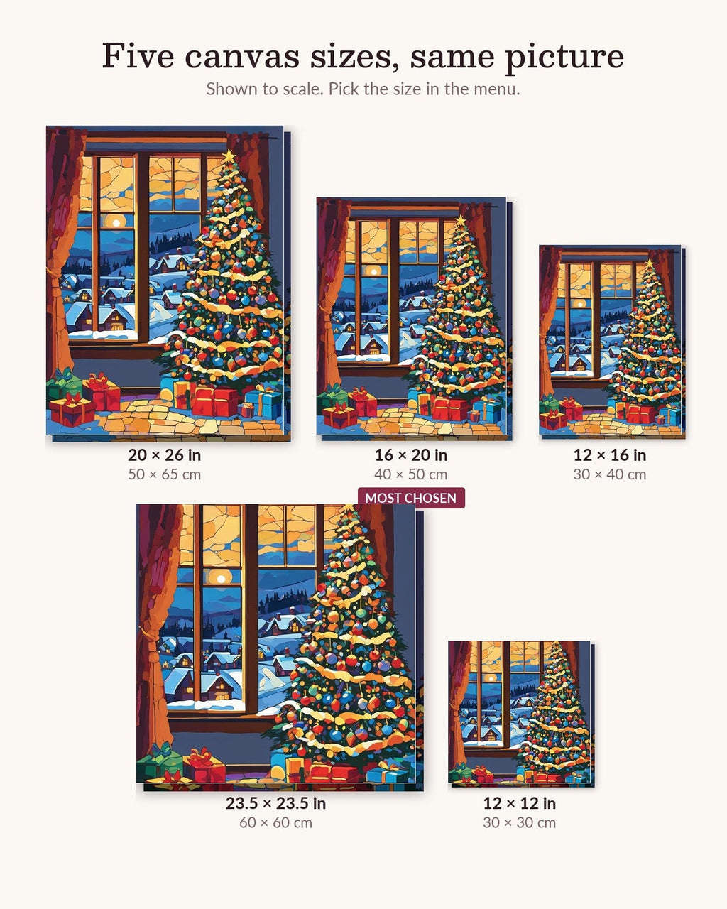 Tree by the Window | Paint by Numbers Kit