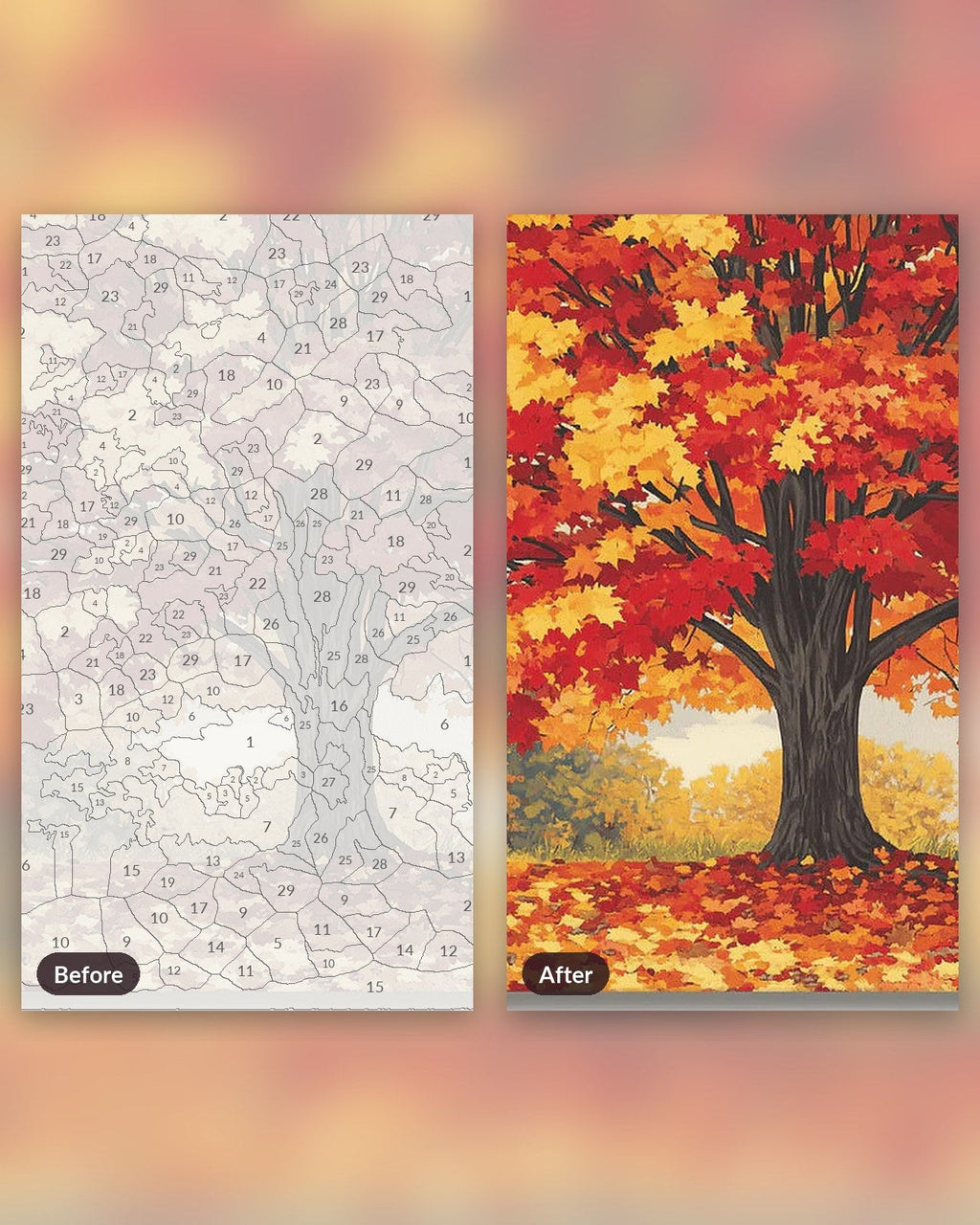 Vibrant Maple | Paint by Numbers Kit