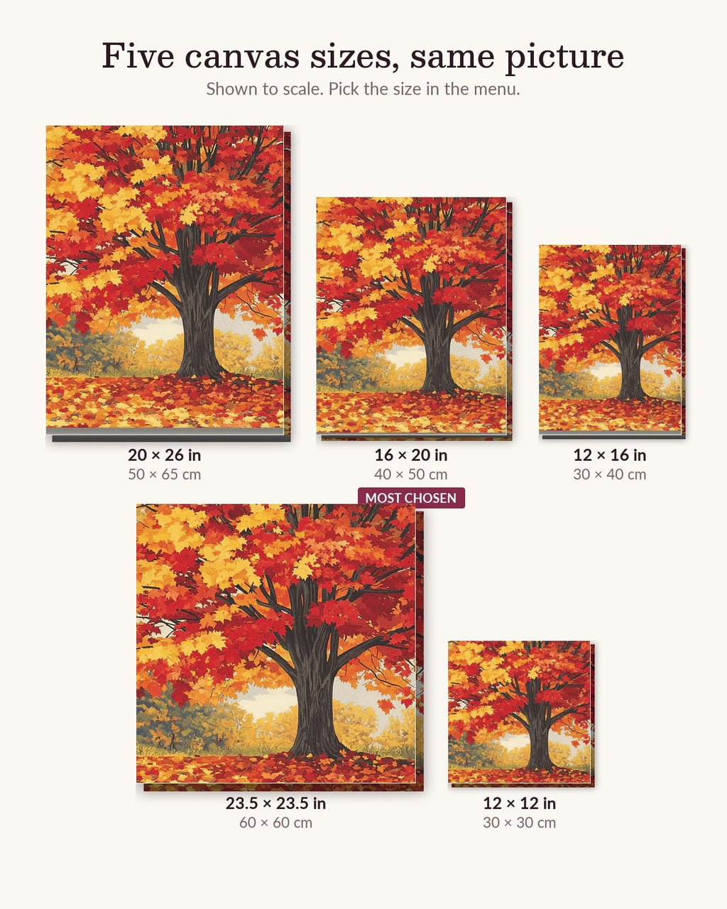 Vibrant Maple | Paint by Numbers Kit