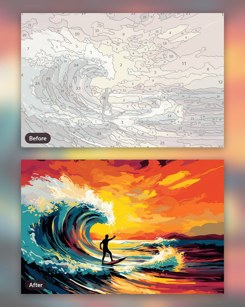 Waves of Life | Paint by Numbers Kit