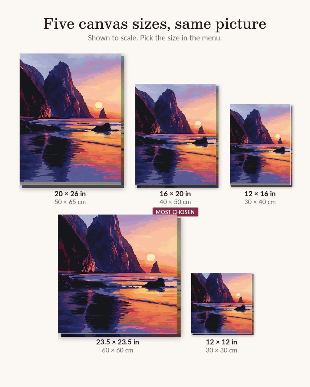 Coastal Embrace | Paint by Numbers Kit