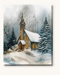 Winter Snow Landscape | Paint by Numbers Kit for Adults