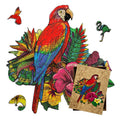 Wooden Jigsaw Puzzle Ara Parrot (B2B)