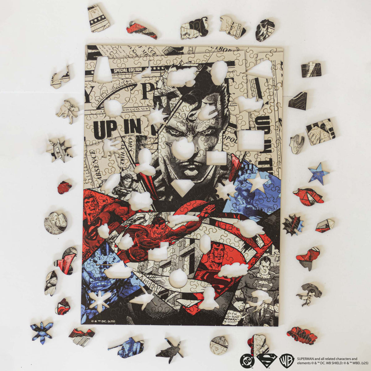 Wooden jigsaw puzzle DC Superman™ – Heroic Legacy (B2B)