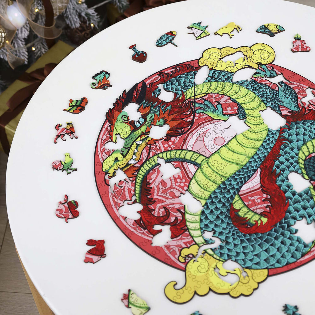Wooden Jigsaw Puzzle Dragon (B2B)