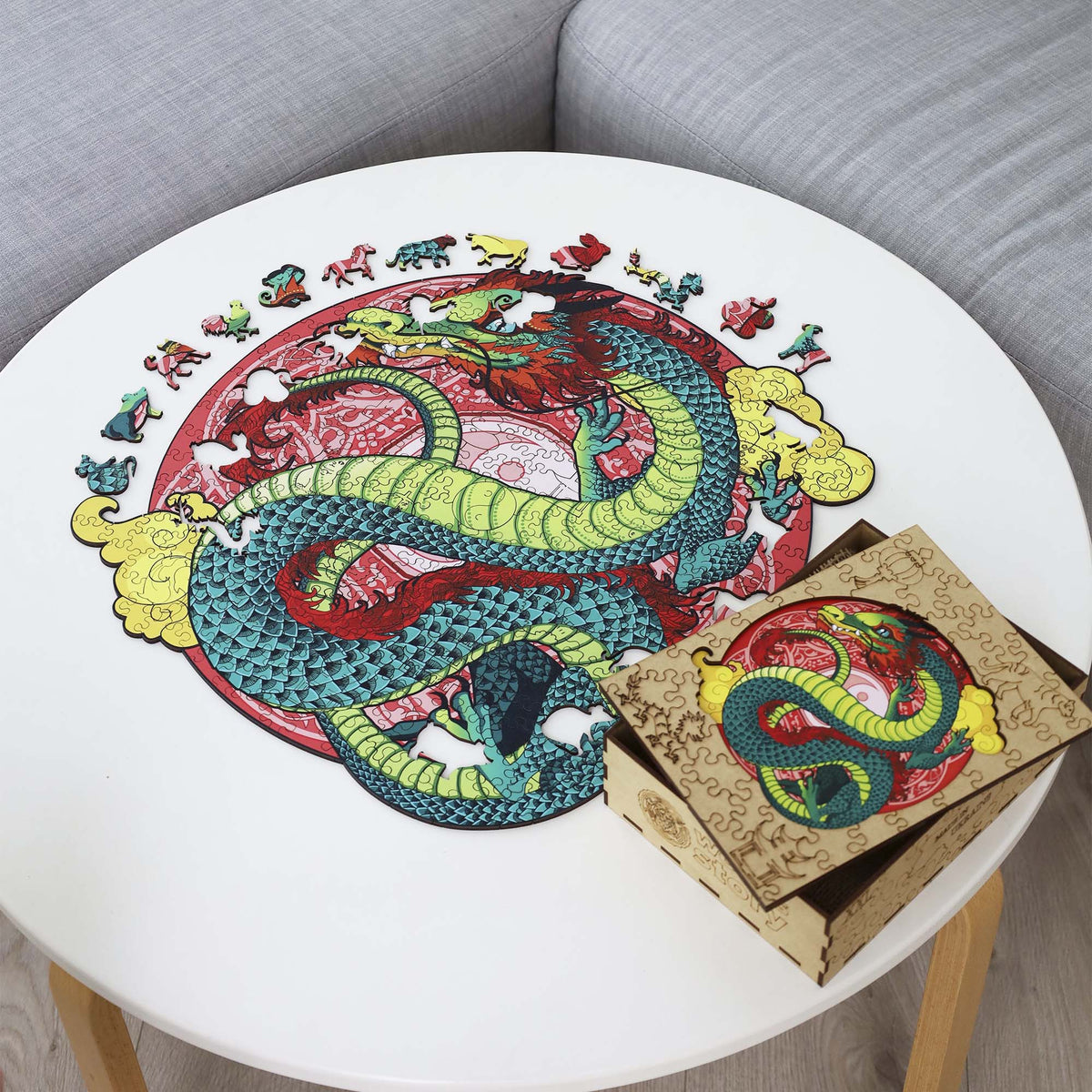 Wooden Jigsaw Puzzle Dragon (B2B)