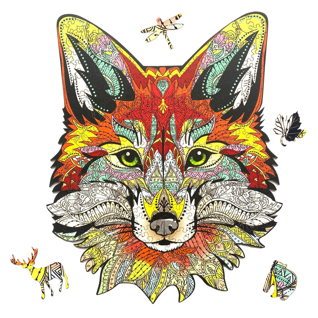 Wooden Jigsaw Puzzle Fox (B2B)