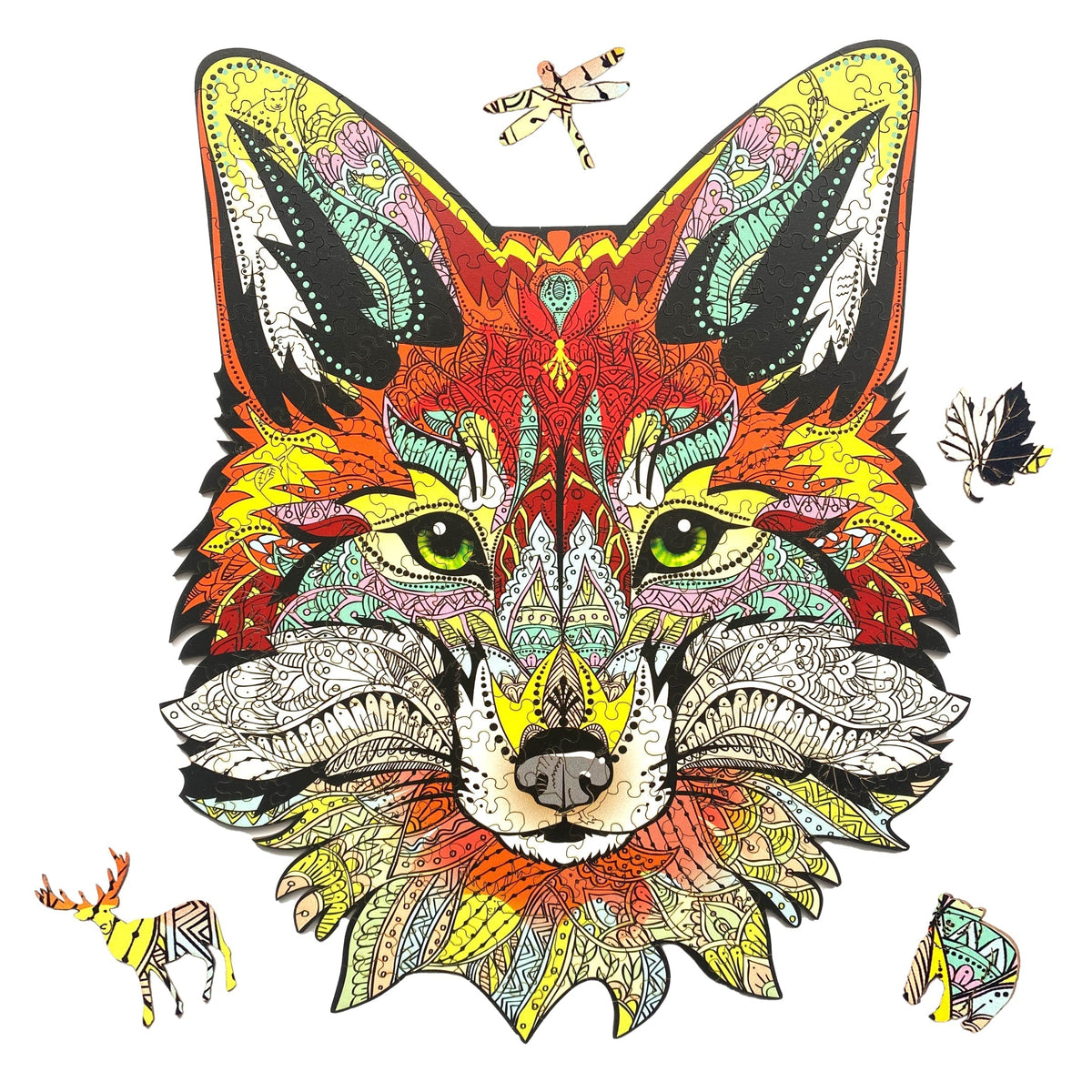 Wooden Jigsaw Puzzle Fox (B2B)