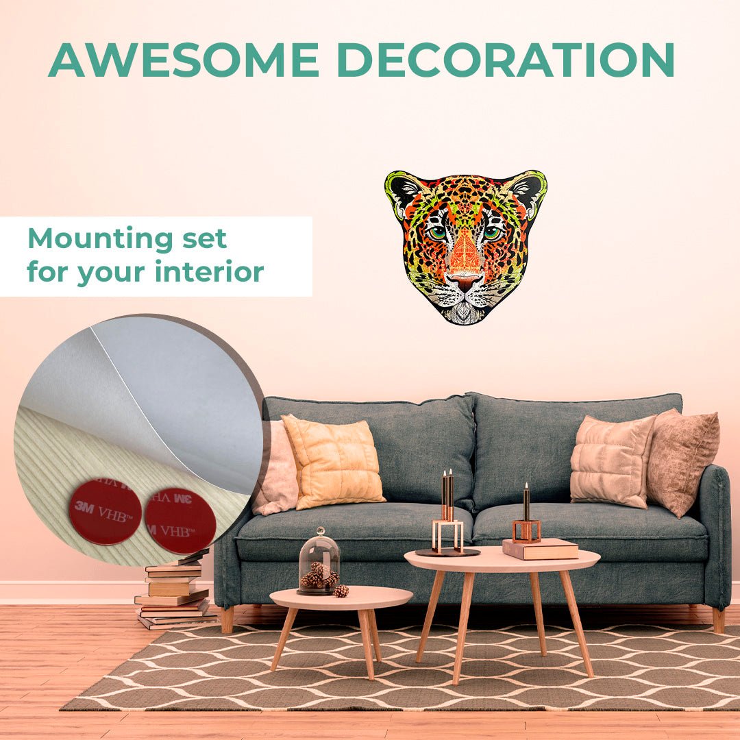 Wooden Jigsaw Puzzle Leopard (B2B)