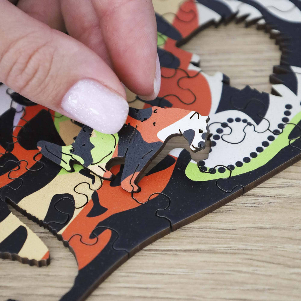 Wooden Jigsaw Puzzle Leopard (B2B)