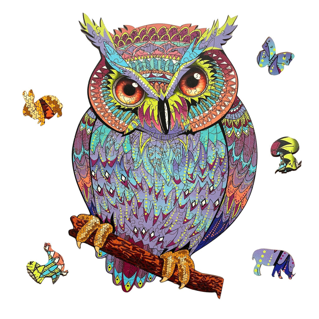 Wooden Jigsaw Puzzle Owl (B2B)