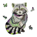 Wooden Jigsaw Puzzle Raccoon (B2B)