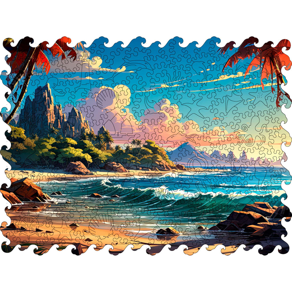 Wooden Jigsaw Puzzle Sea landscape (B2B)