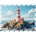 Wooden Jigsaw Puzzle Sea Lighthouse (B2B)